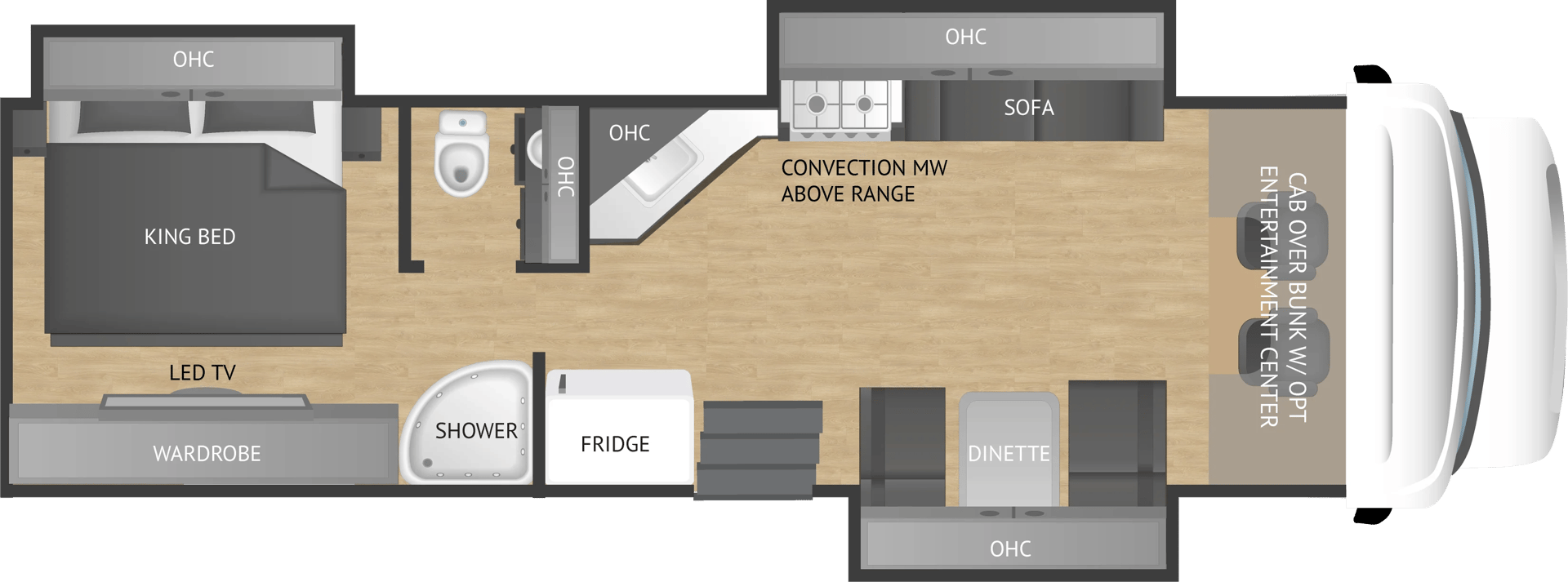 2026 NeXus RV Ghost 34DS floorplan
