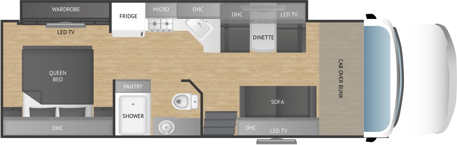 2026 NeXus RV Maximus 32MX floorplan