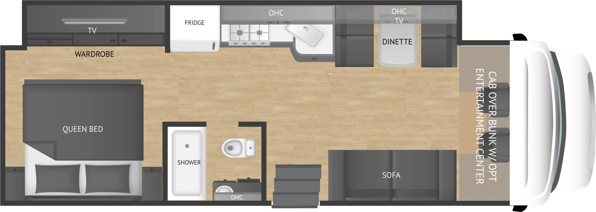 2026 NeXus RV Rebel 30R floorplan