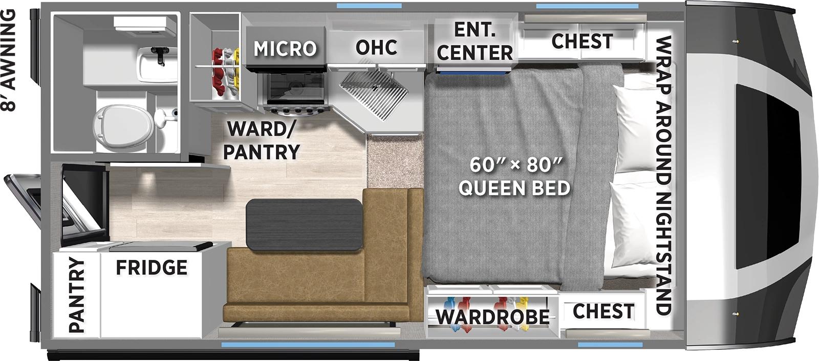 2026 Palomino Real-Lite Hard Side Max HS-1910 floorplan