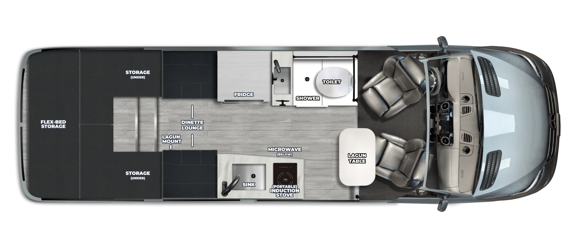 2026 Pleasure-Way Plateau RB floorplan
