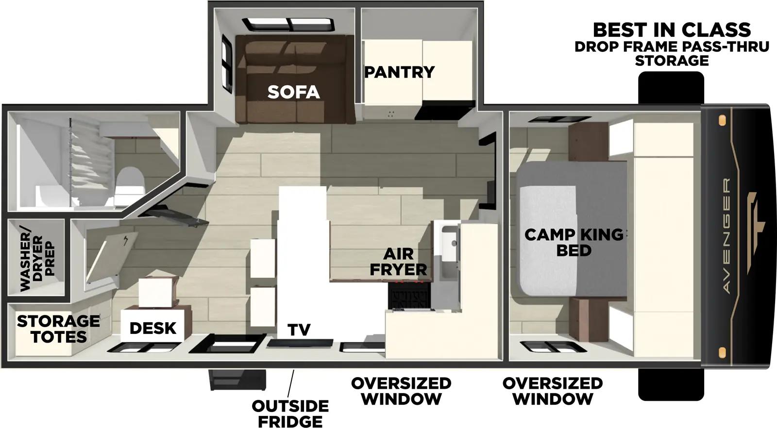 2025 Prime Time RV 2025 Prime Time RV Avenger - thumbnail 2