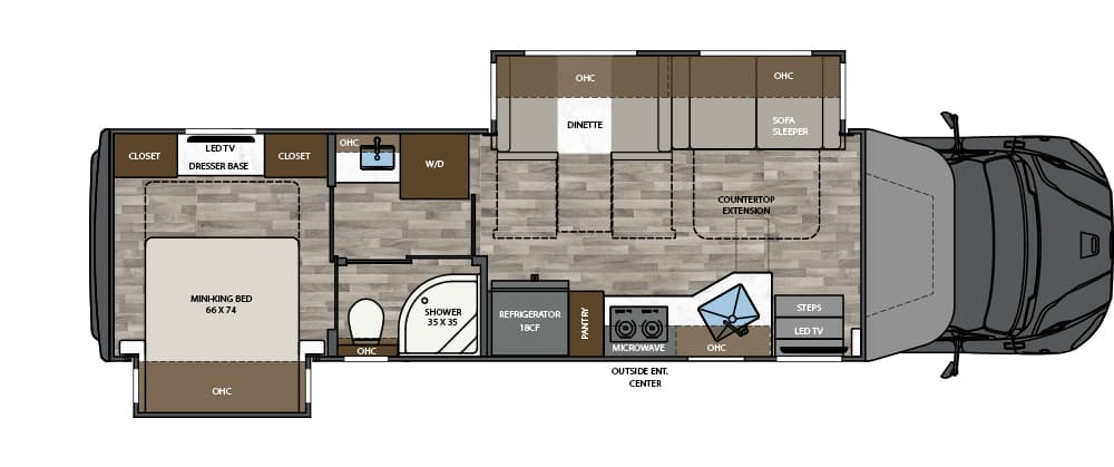 2026 Renegade Verona 36VSB floorplan