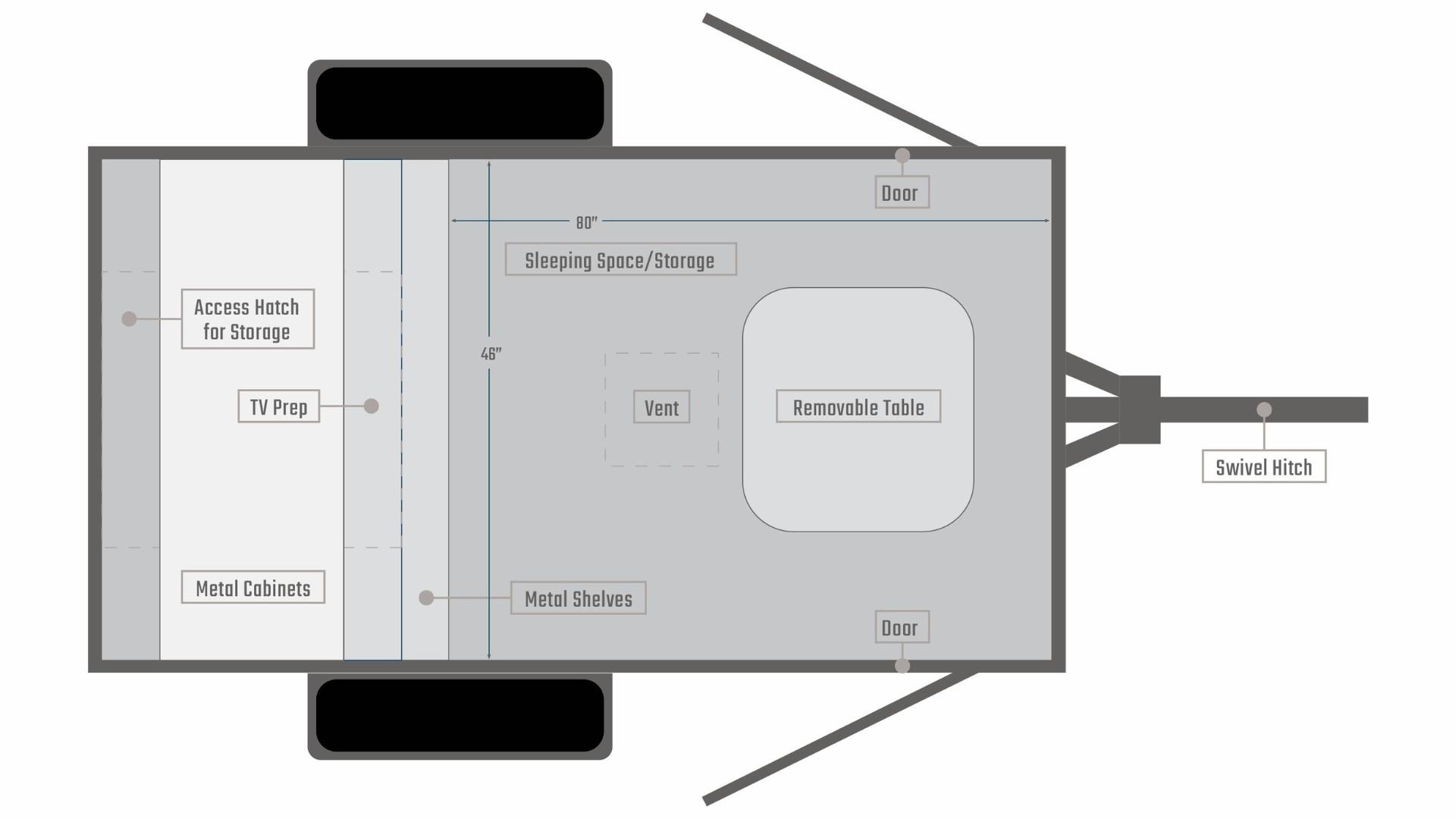 2026 Skinny Guy Campers 2026 Skinny Guy Campers Armor Lt Teardrop Trailer - thumbnail 2