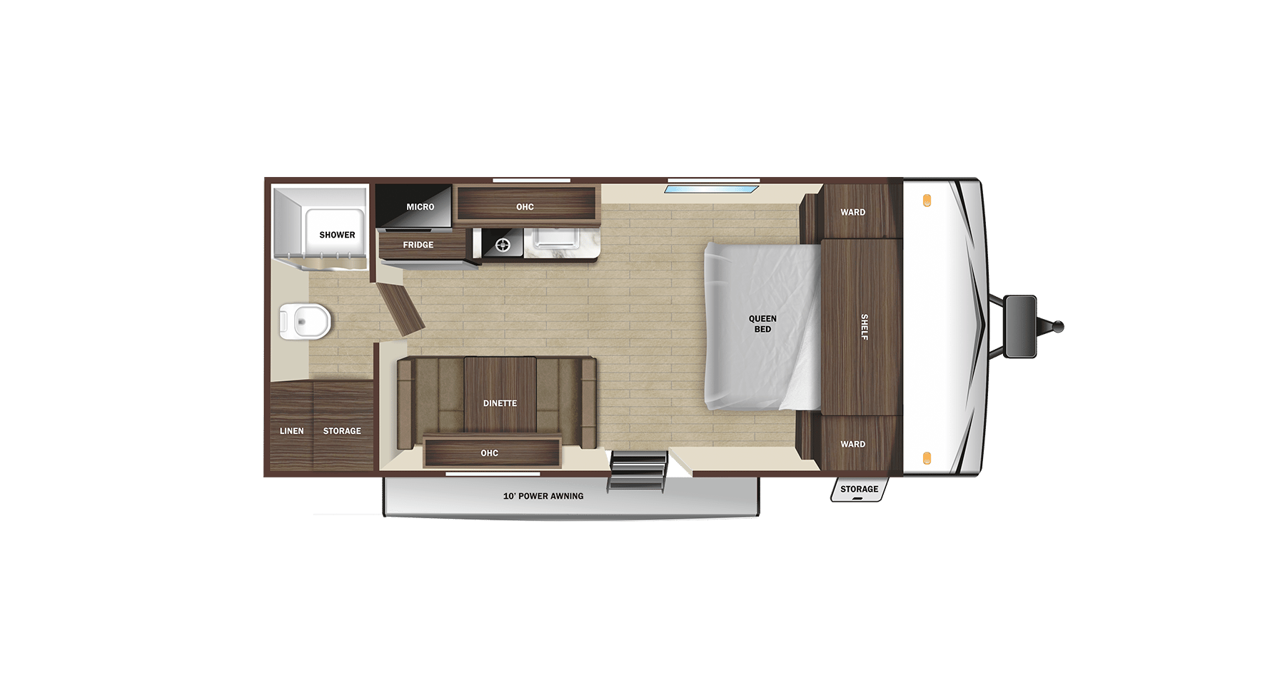 2026 Starcraft RV Autumn Ridge 173MD floorplan