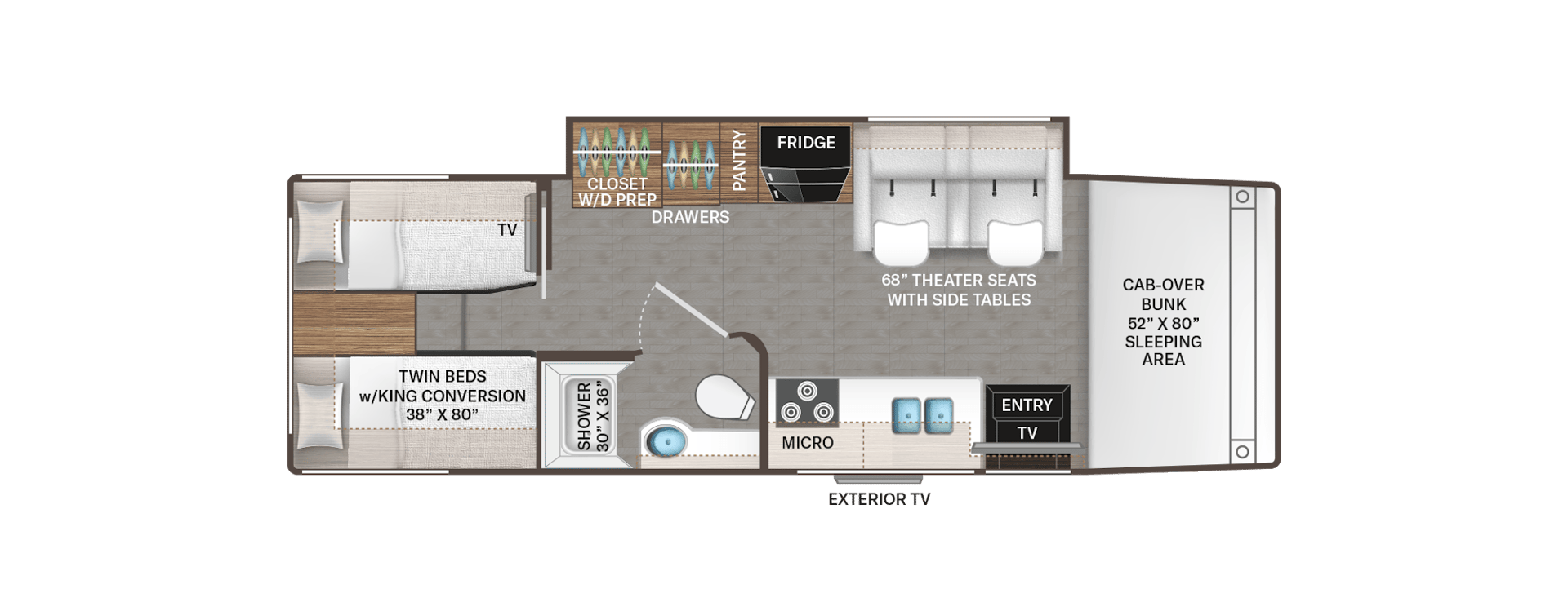 2027 Thor Motor Coach Magnitude GRAND Z30 floorplan