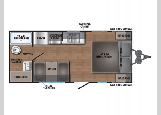 2027 Coachmen Shasta Compact 18FQ