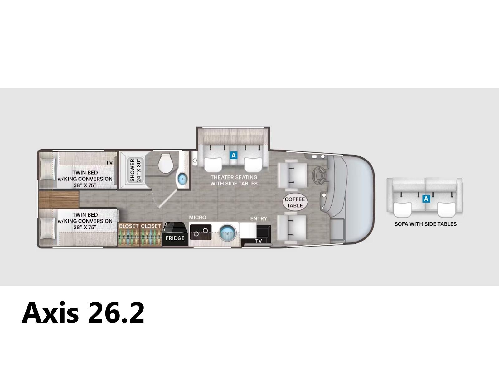 2026 Thor Motor Coach 2026 Thor Motor Coach Axis - thumbnail 3