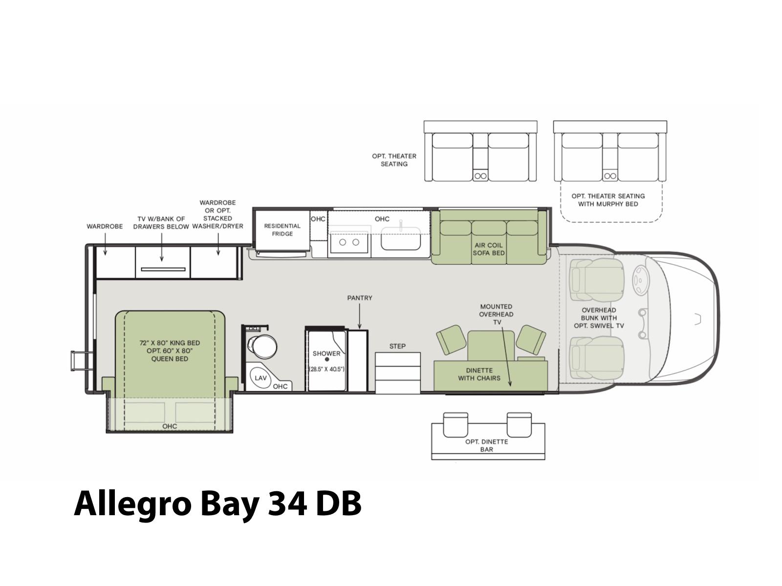 2026 Tiffin Motorhomes 2026 Tiffin Motorhomes Allegro Bay - thumbnail 13