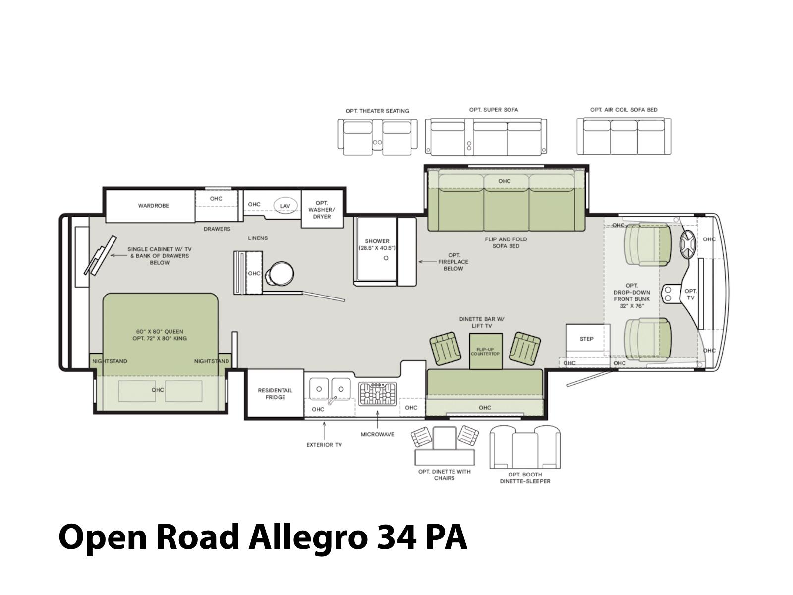 2026 Tiffin Motorhomes 2026 Tiffin Motorhomes Allegro Open Road - thumbnail 4