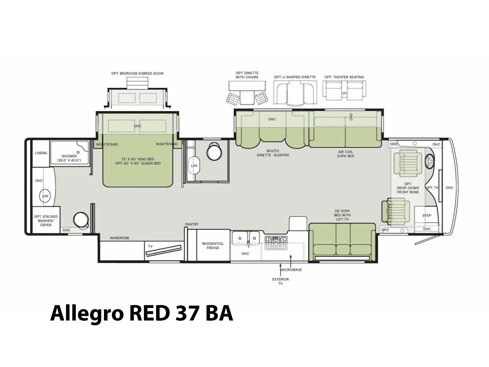 2026 Tiffin Motorhomes 2026 Tiffin Motorhomes Allegro Red - thumbnail 4