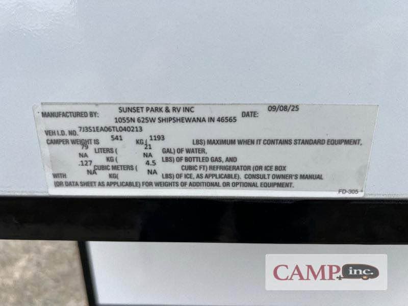 2026 Sunset Park RV Manufacturing 2026 Sunset Park RV Manufacturing Sun Trek - thumbnail 12