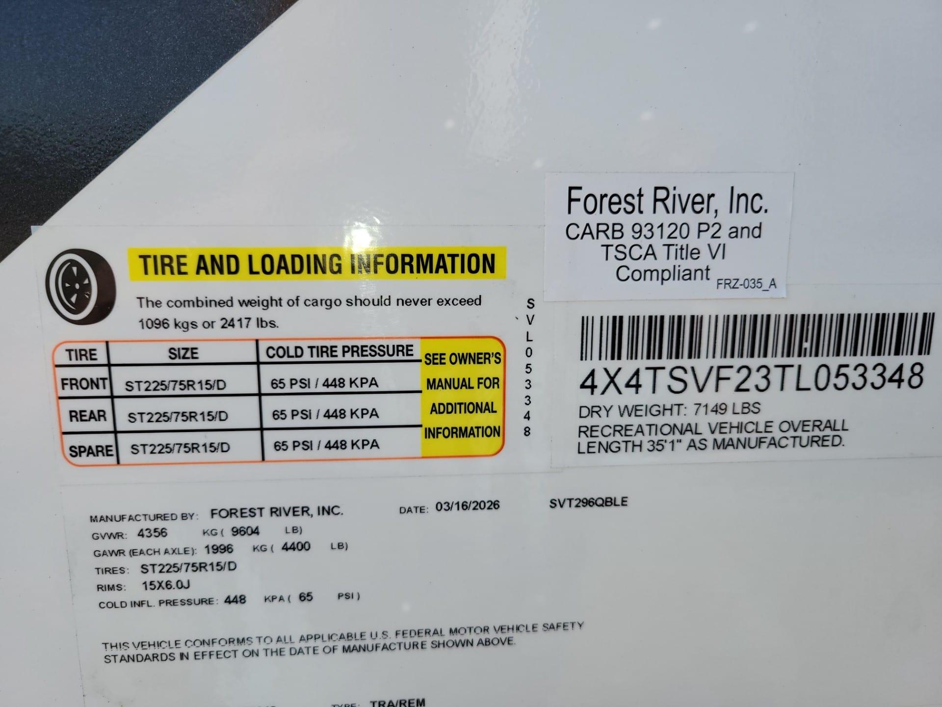 2026 Forest River 2026 Forest River Surveyor Legend - thumbnail 8