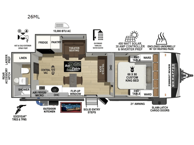 2027 Forest River 2027 Forest River R-Pod Un-Mapped - thumbnail 41