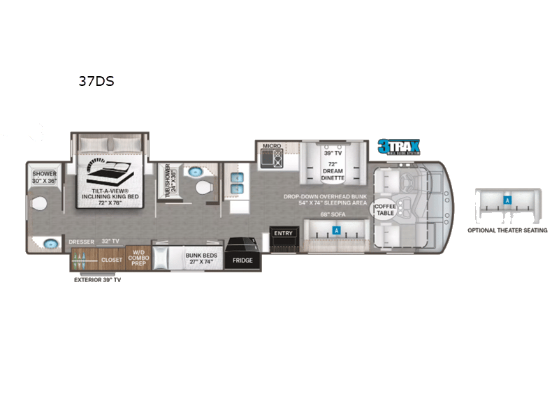 2022 Thor Motor Coach 2022 Thor Motor Coach Challenger - thumbnail 3