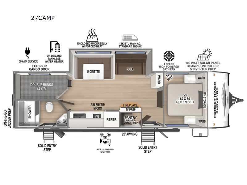 2026 Forest River 2026 Forest River Surveyor Camp Series - thumbnail 3