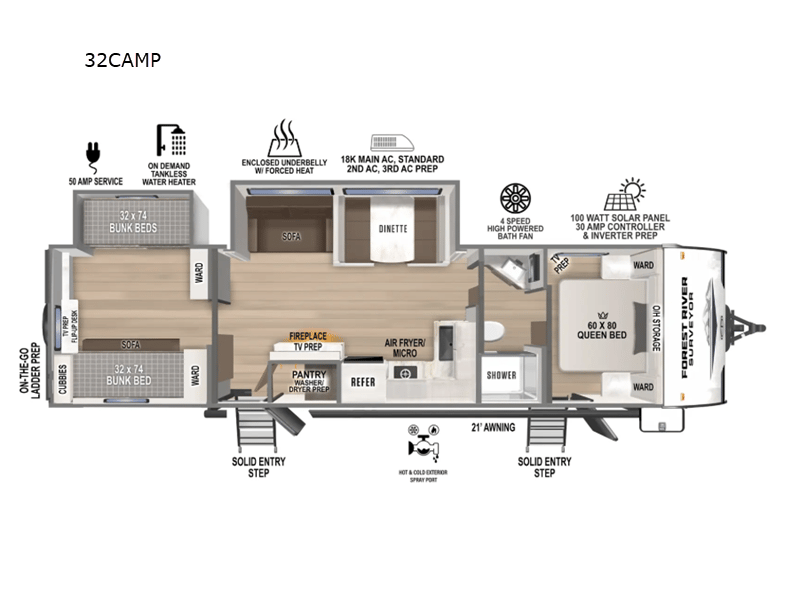 2026 Forest River 2026 Forest River Surveyor Camp Series - thumbnail 3