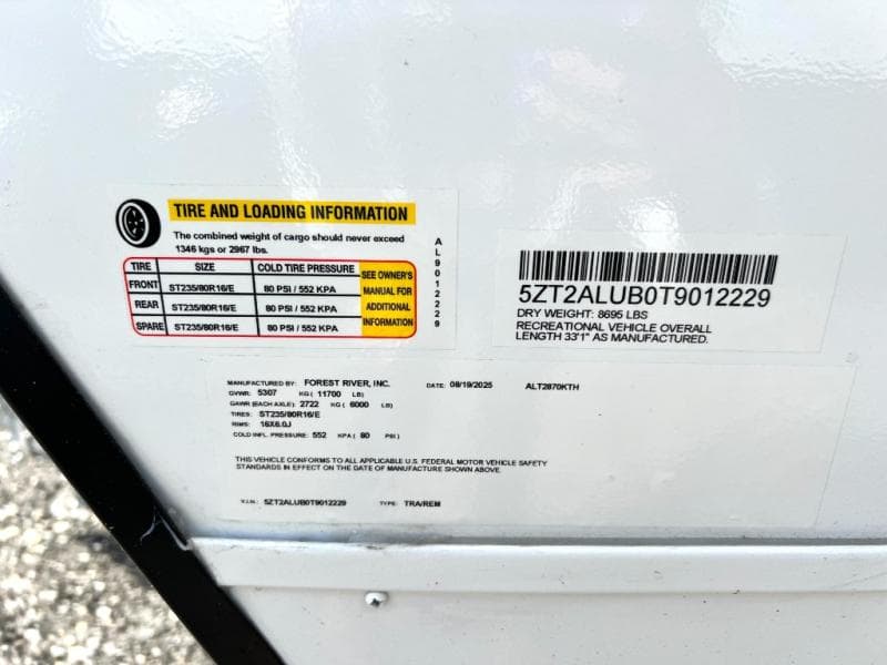 2026 East To West 2026 East To West Alta Toy Hauler - thumbnail 13