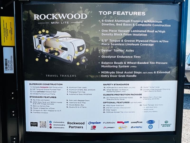 2026 Forest River 2026 Forest River Rockwood Mini Lite - thumbnail 4