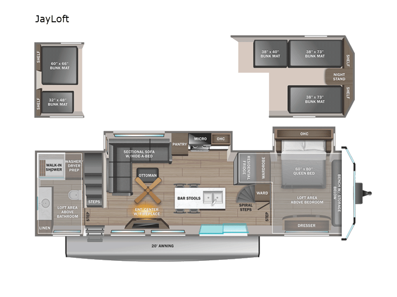 2026 Jayco 2026 Jayco Jay Flight Bungalow - thumbnail 3