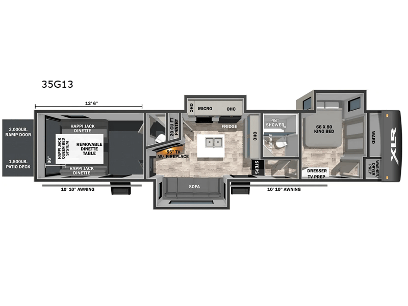 2026 Forest River 2026 Forest River Xlr Nitro Toy Hauler - thumbnail 3