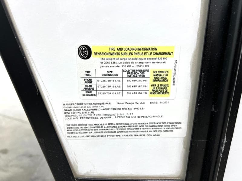 2022 Grand Design 2022 Grand Design Reflection 150 Series - thumbnail 8