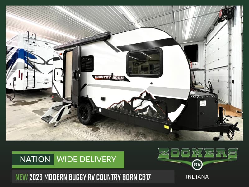 2026 Modern Buggy RV Country Born Teardrop Trailer CB17