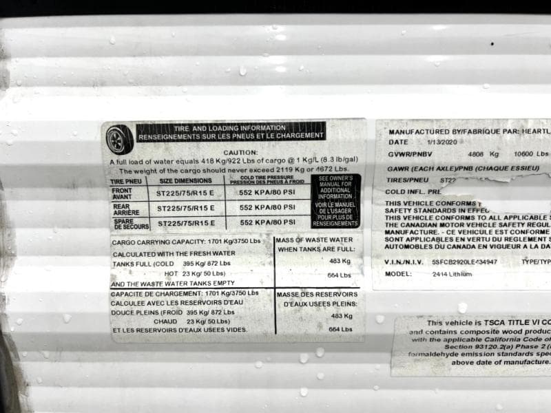 2020 Heartland 2020 Heartland Lithium - thumbnail 8