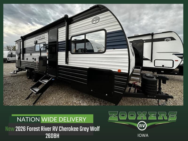 2026 Forest River Cherokee Grey Wolf 26DBH