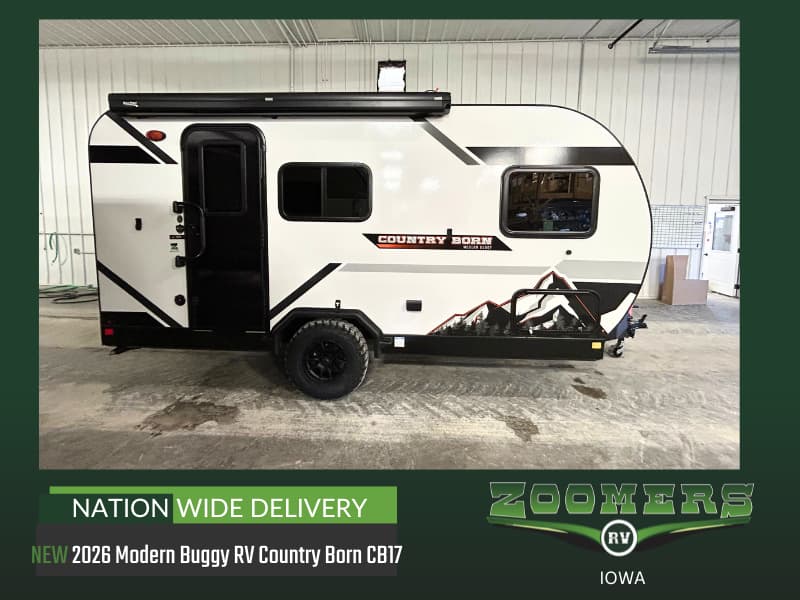 2026 Modern Buggy RV Country Born Teardrop Trailer CB17