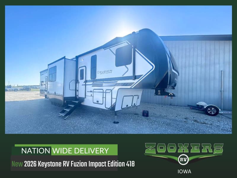 2026 Keystone RV Fuzion Impact Edition Toy Hauler 418