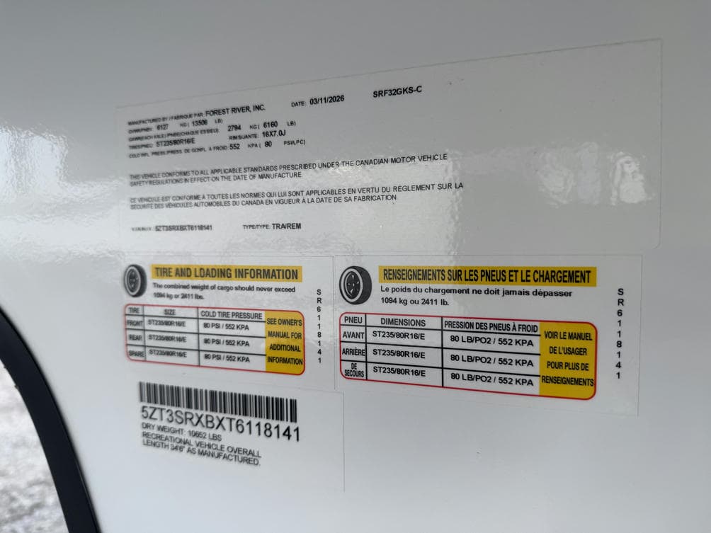 2026 Forest River RV 2026 Forest River RV Sabre - thumbnail 21