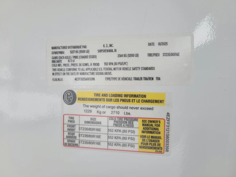 2025 KZ-RV 2025 KZ-RV Ridgeway - thumbnail 10