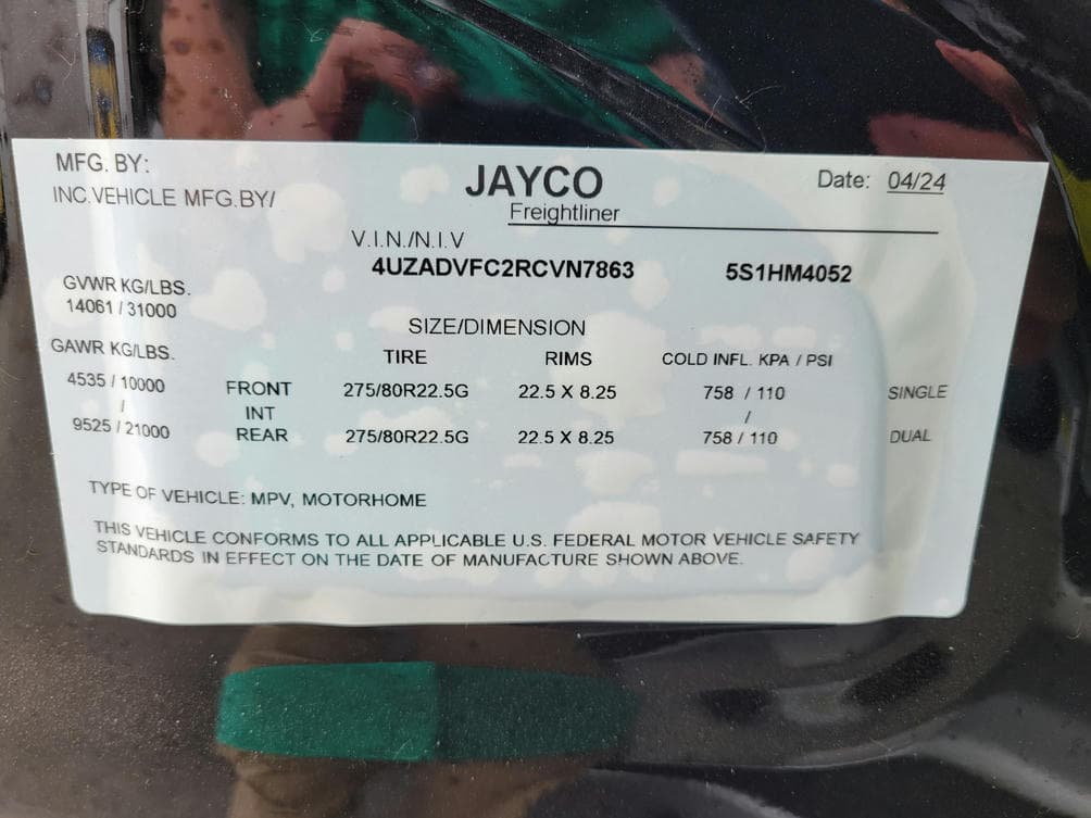 2025 Jayco 2025 Jayco Seneca - thumbnail 12