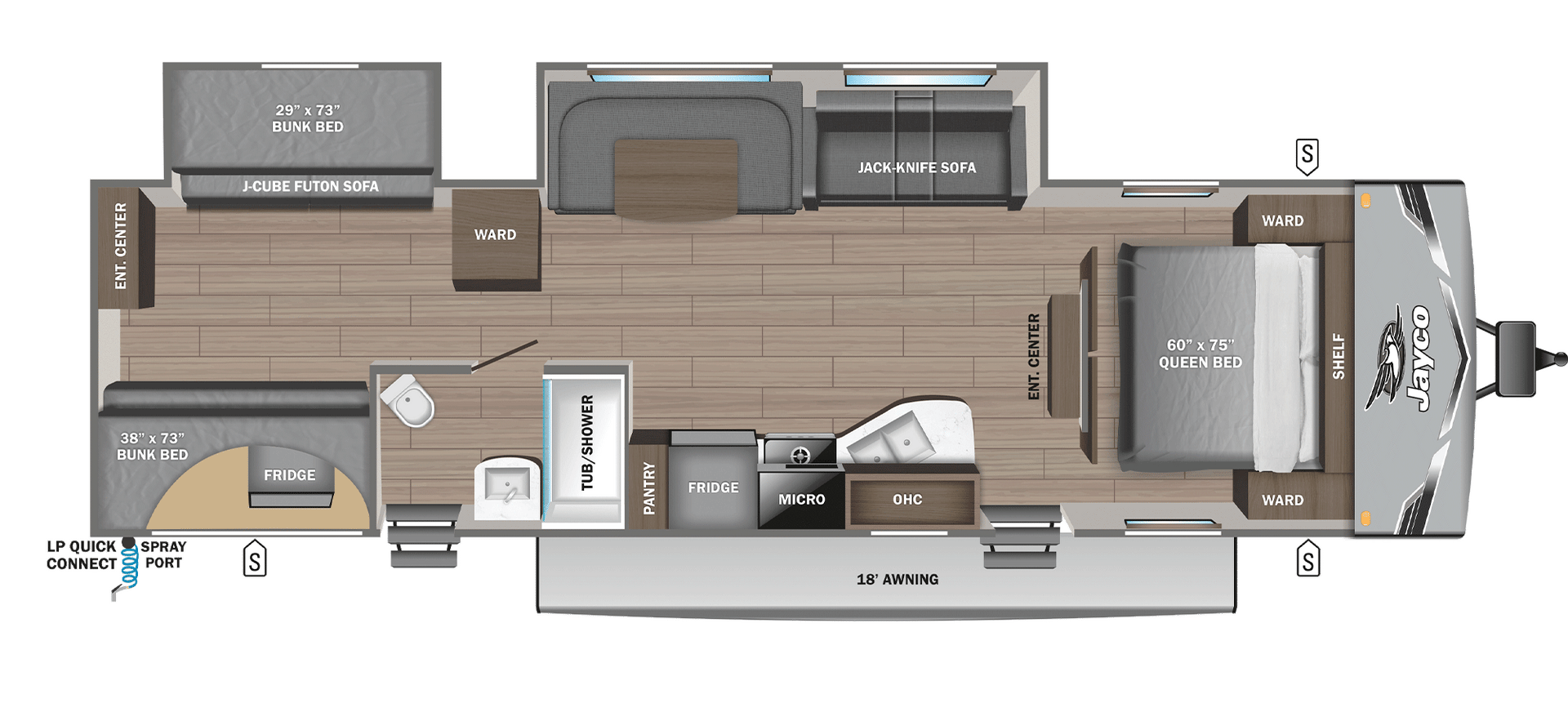 2026 Jayco 2026 Jayco Jay Flight SLX - thumbnail 3