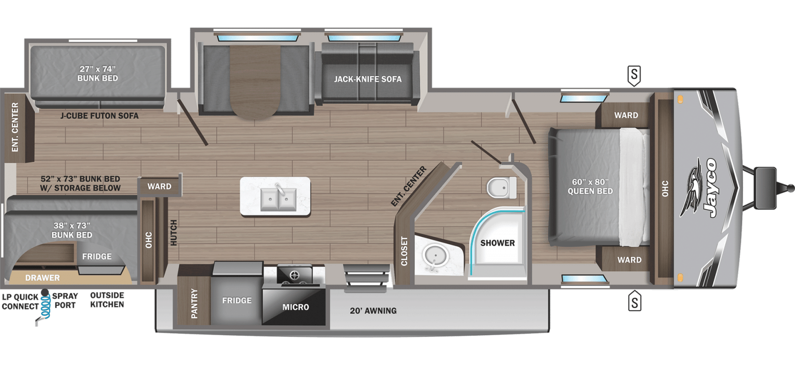 2026 Jayco 2026 Jayco Jay Flight SLX - thumbnail 3