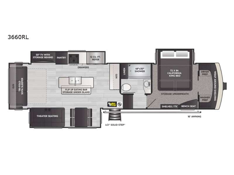 2021 Keystone Arcadia 3660RL