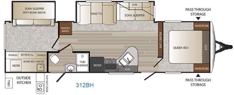 2016 Keystone RV Outback Super-Lite 312BH