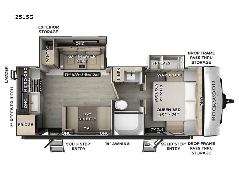 2026 Forest River RV Rockwood Mini Lite 2515S