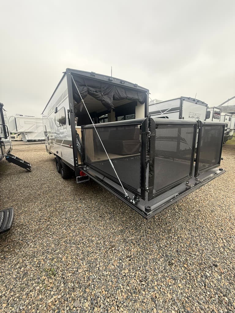 2026 Forest River Cherokee Grey Wolf Black Label Toy Hauler 18RRBL