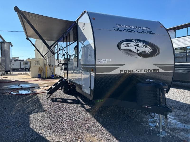 2026 Forest River Cherokee Grey Wolf Black Label Toy Hauler 22RRBL