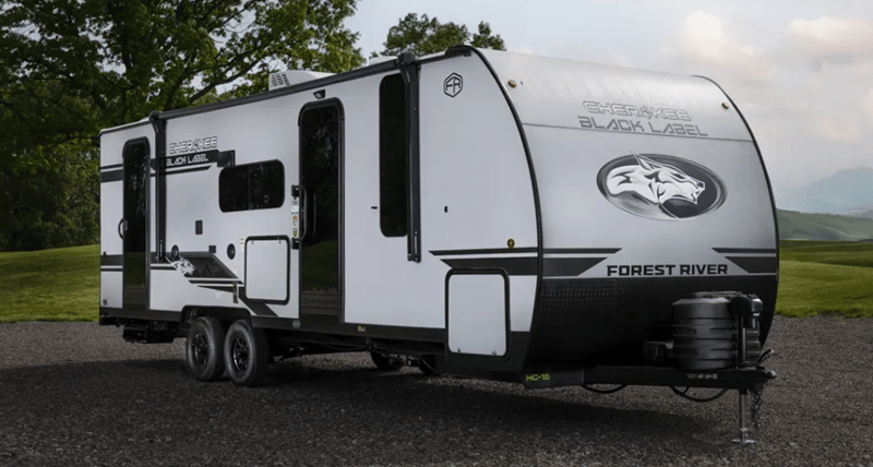 2026 Forest River Cherokee Grey Wolf Black Label Toy Hauler 18RRBL