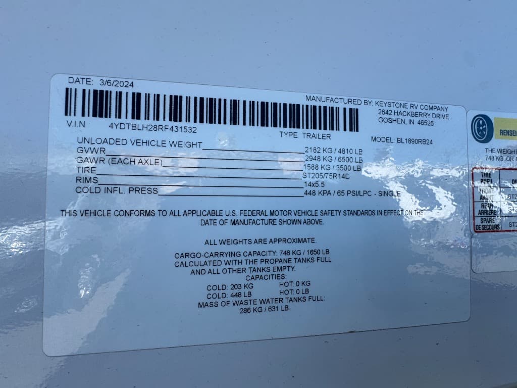 2024 Keystone 2024 Keystone Bullet Crossfire - thumbnail 23