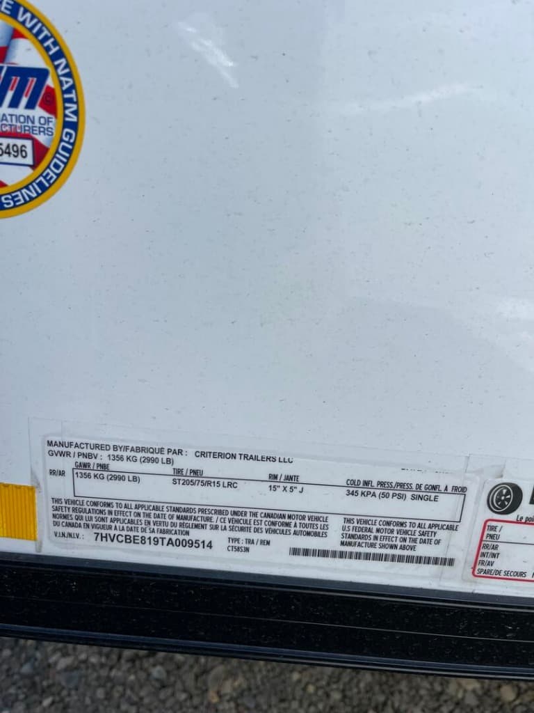 2026 Criterion 2026 Criterion Cargo Trailer - thumbnail 4