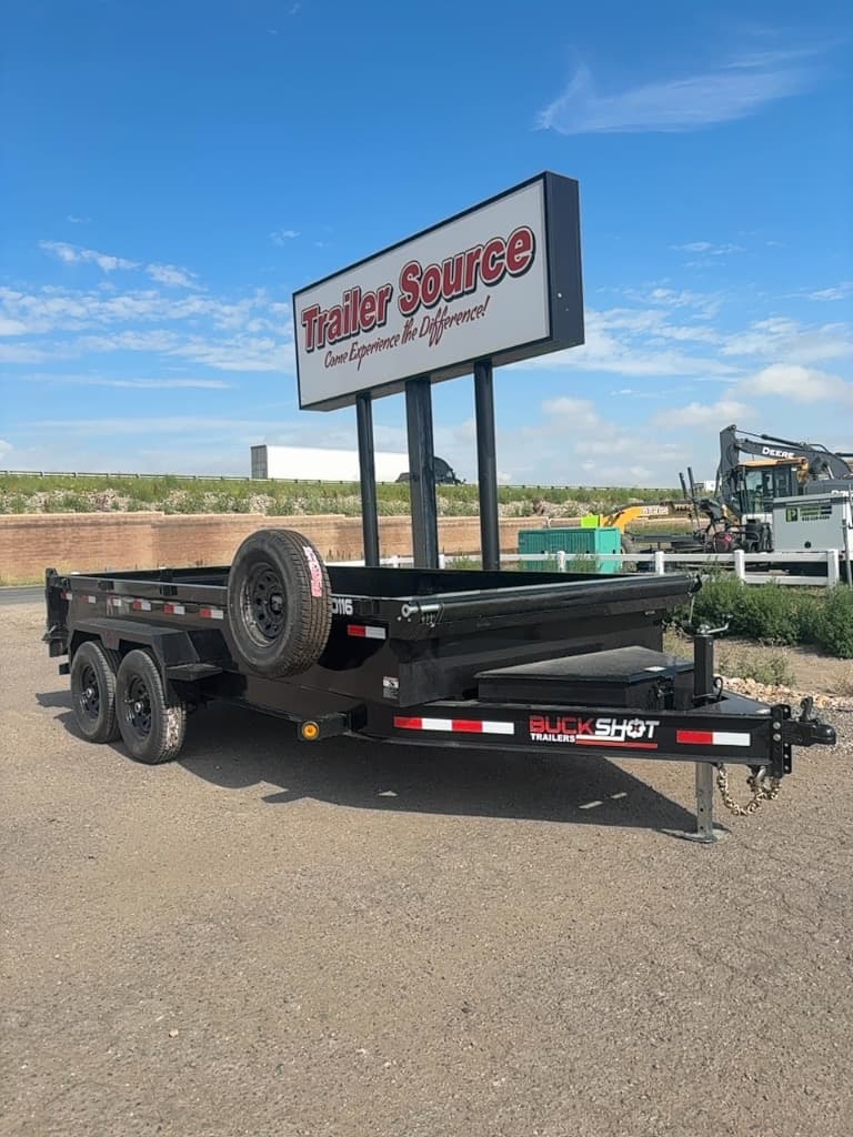 2026 Buckshot Trailers 7'x16'x18" BD Dump Trailer BD116 14K
