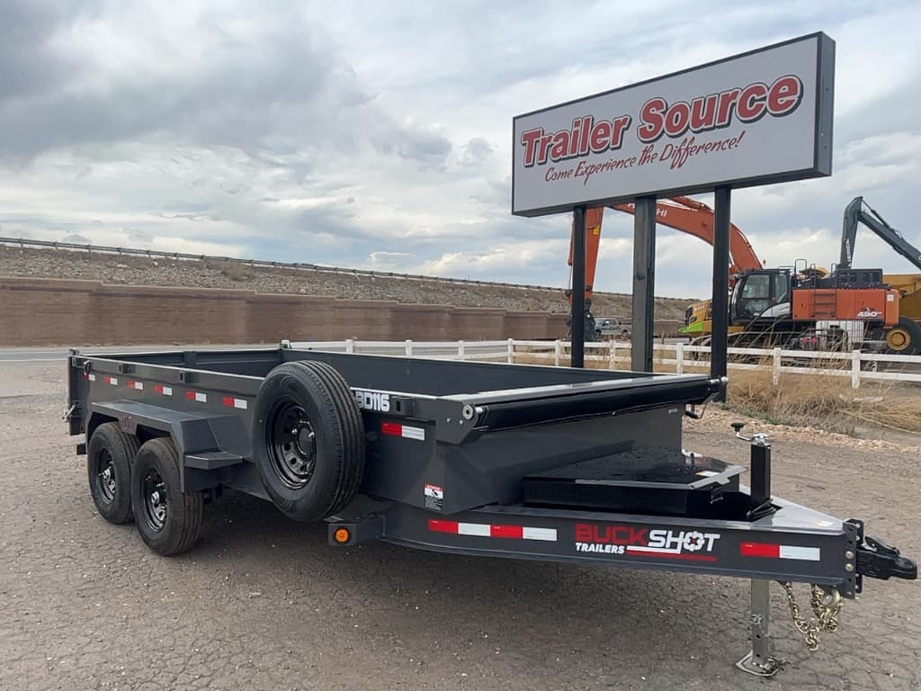 2026 Buckshot Trailers 7'x16'x20" Dump - BD116 14K - 3441 BD116 14K