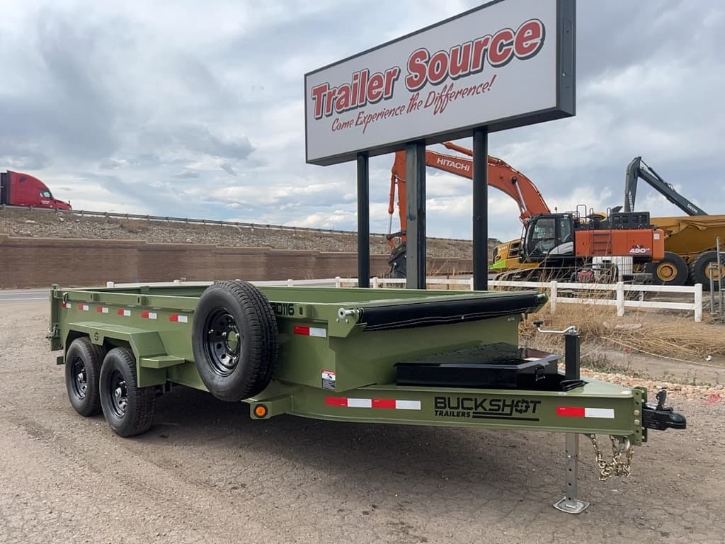 2026 Buckshot Trailers 7'x16'x20" Dump - BD116 14K - 3445