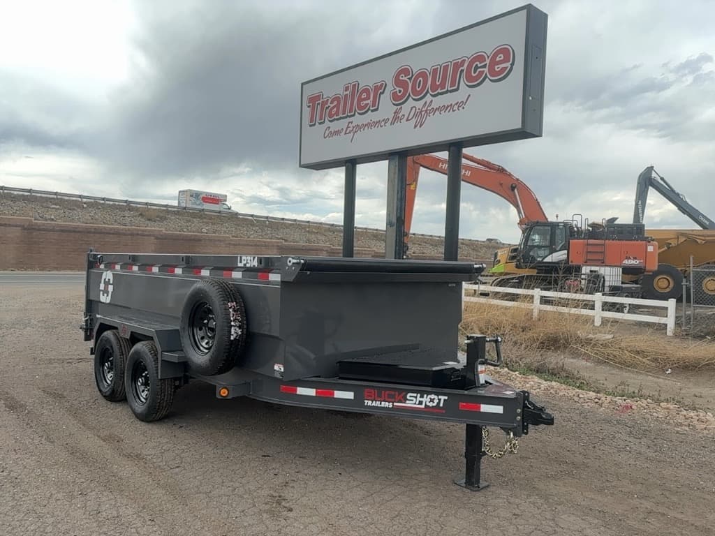 2026 Buckshot Trailers 7'x14'x3' Dump - LP314 - 3446
