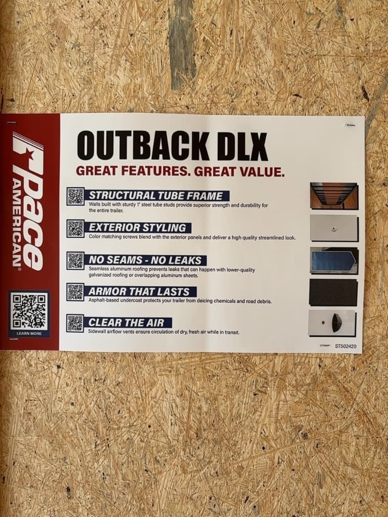 2026 Pace American 2026 Pace American Outback DLX - thumbnail 17