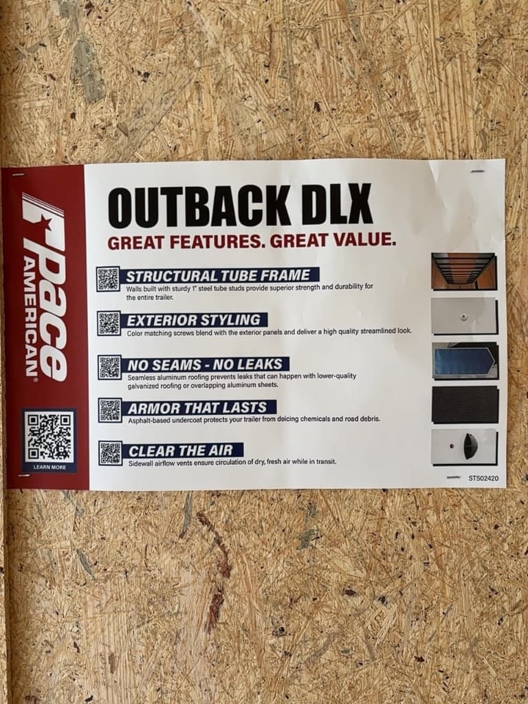 2026 Pace American 2026 Pace American Outback DLX - thumbnail 15